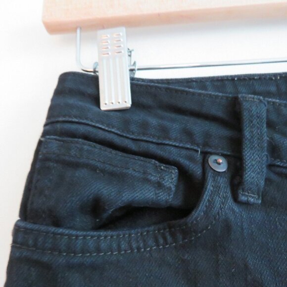 DUTIL High Rise Skinny Jeans in Black Overdye - Size 26 - Picture 7 of 13